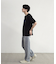 カットオフロゴプリント刺?Ｔシャツ