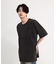 古着風ピグメント切替Tシャツ