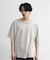 古着風ピグメント切替Tシャツ