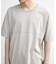 古着風ピグメント切替Tシャツ