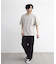 古着風ピグメント切替Tシャツ