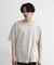 古着風ピグメント切替Tシャツ