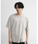 古着風ピグメント切替Tシャツ