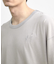 古着風ピグメント切替Tシャツ
