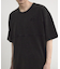 古着風ピグメント切替Tシャツ