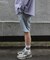 サマーコーデュロイワイドハーフパンツ