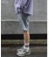 サマーコーデュロイワイドハーフパンツ