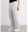 ストレッチスラブデニムルーズストレートパンツ
