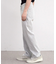 ストレッチスラブデニムルーズストレートパンツ
