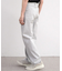 ストレッチスラブデニムルーズストレートパンツ