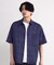 デニムライクワッシャー半袖シャツ