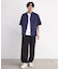 デニムライクワッシャー半袖シャツ