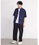 デニムライクワッシャー半袖シャツ