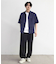 デニムライクワッシャー半袖シャツ