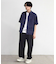 デニムライクワッシャー半袖シャツ