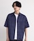 デニムライクワッシャー半袖シャツ