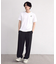 シルケットバックロゴプリントTシャツ