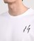 シルケットバックロゴプリントTシャツ
