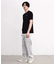 シルケットバックロゴプリントTシャツ