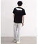 シルケットバックロゴプリントTシャツ