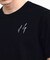 シルケットバックロゴプリントTシャツ
