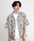 ペイズリープリンオープンカラー半袖シャツ
