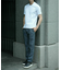 【ACTIVE TAILOR/アクティブテイラー】シルケットスムースクルーネックTシャツ＜接触冷感 / UVカット＞