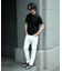 【ACTIVE TAILOR/アクティブテイラー】シルケットスムースクルーネックTシャツ＜接触冷感 / UVカット＞