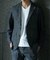 【ACTIVE TAILOR/アクティブテイラー】シルケットスムースVネックTシャツ＜接触冷感 / UVカット＞
