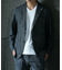 【ACTIVE TAILOR/アクティブテイラー】シルケットスムースVネックTシャツ＜接触冷感 / UVカット＞