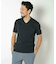 【ACTIVE TAILOR/アクティブテイラー】シルケットスムースVネックTシャツ＜接触冷感 / UVカット＞