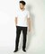 【ACTIVE TAILOR/アクティブテイラー】シルケットスムースVネックTシャツ＜接触冷感 / UVカット＞