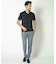 【ACTIVE TAILOR/アクティブテイラー】シルケットスムースVネックTシャツ＜接触冷感 / UVカット＞