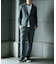 【ACTIVE TAILOR/アクティブテイラー】シルケットスムースVネックTシャツ＜接触冷感 / UVカット＞