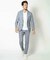 【ACTIVE TAILOR/アクティブテイラー】シルケットスムースVネックTシャツ＜接触冷感 / UVカット＞