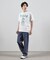 ユニバーサルオーバーオール別注　WINDY JRビンテージ加工プリントTシャツ