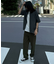 ドビーストライプ半袖シャツ