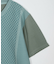 サマーニットコンビVネック半袖Tシャツ