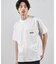 ユニバーサルオーバーオール別注ポケットプリントTシャツ
