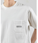 ユニバーサルオーバーオール別注ポケットプリントTシャツ
