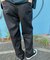 ハイパーストレッチタックワイドテーパードイージーパンツ