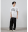 ユニバーサルオーバーオール別注ビンテージ加工プリントTシャツ