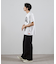 ユニバーサルオーバーオール別注ビンテージ加工プリントTシャツ