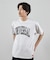 ユニバーサルオーバーオール別注ビンテージ加工プリントTシャツ