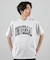 ユニバーサルオーバーオール別注ビンテージ加工プリントTシャツ
