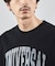 ユニバーサルオーバーオール別注ビンテージ加工プリントTシャツ