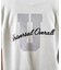 ユニバーサルオーバーオール別注バックプリントロゴししゅうポケットTシャツ
