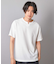 リンクスジャガード キーネックTシャツ