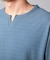 リンクスジャガード キーネックTシャツ