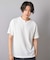 リンクスジャガード キーネックTシャツ